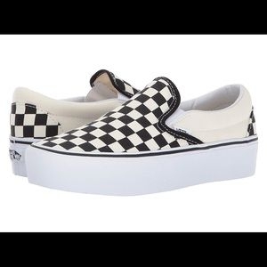 Platform Checkered Vans Women’s 6.5